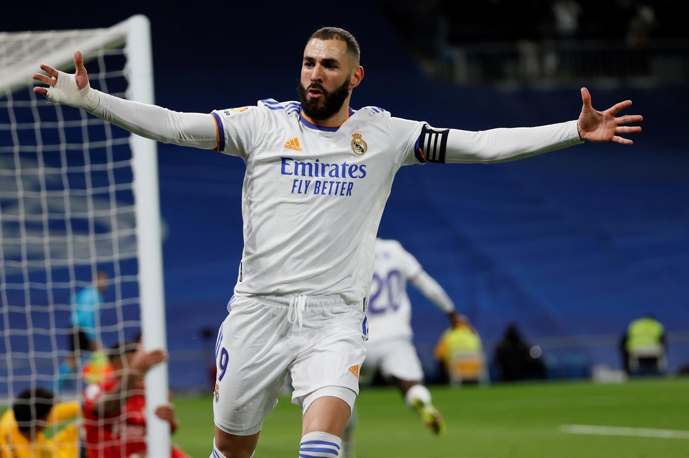 Benzema quedó cuarto en la lista del Balón de Oro. EFE