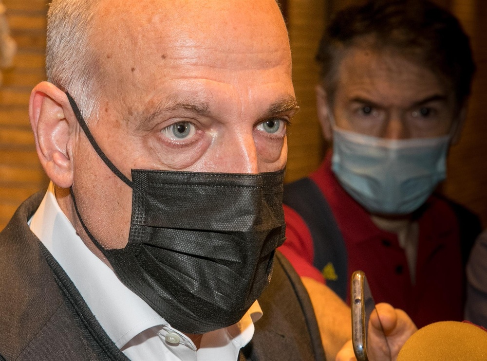 Tebas respondió a Athletic, Madrid y Barça. EFE