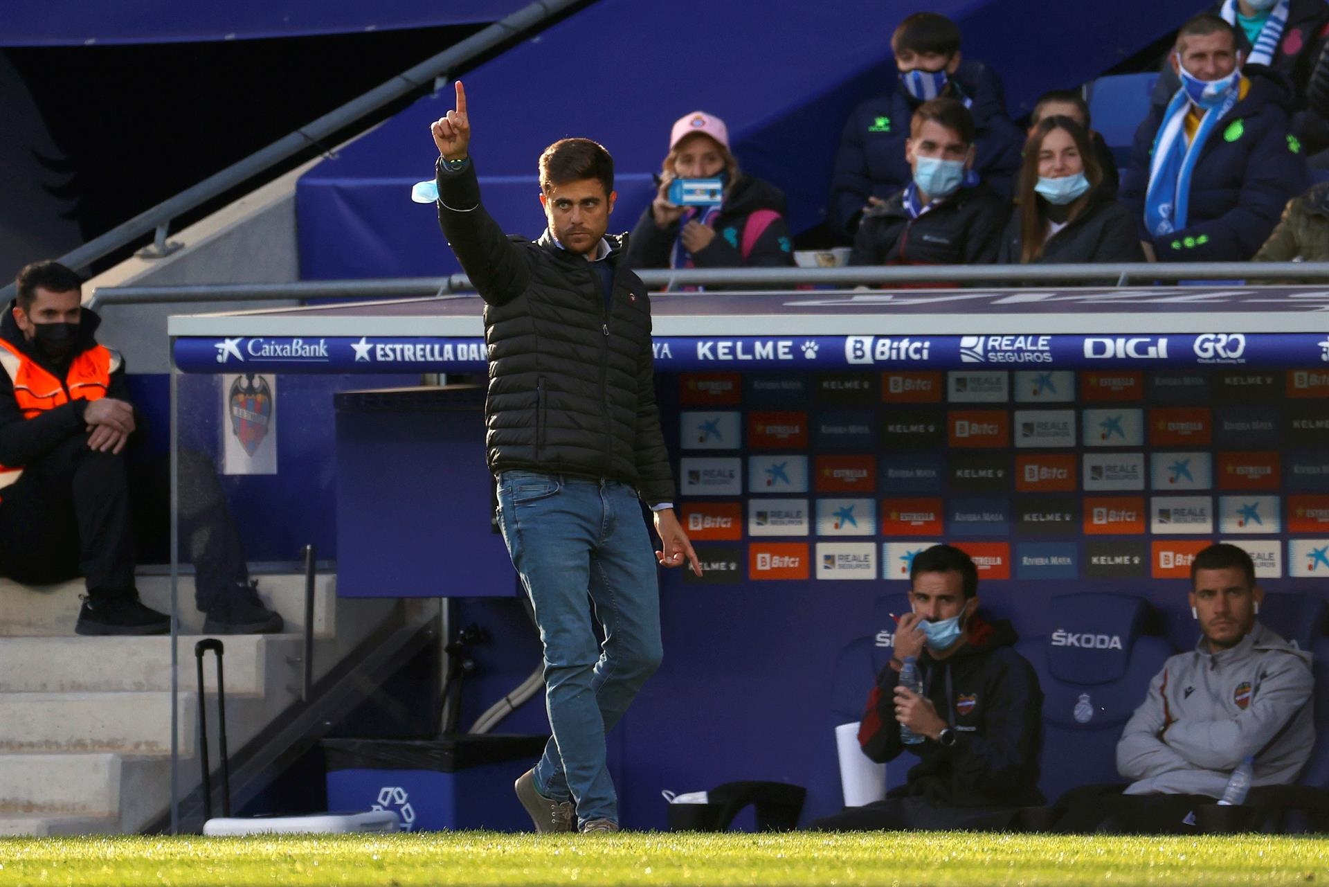 El Levante perdió ante el Espanyol. EFE