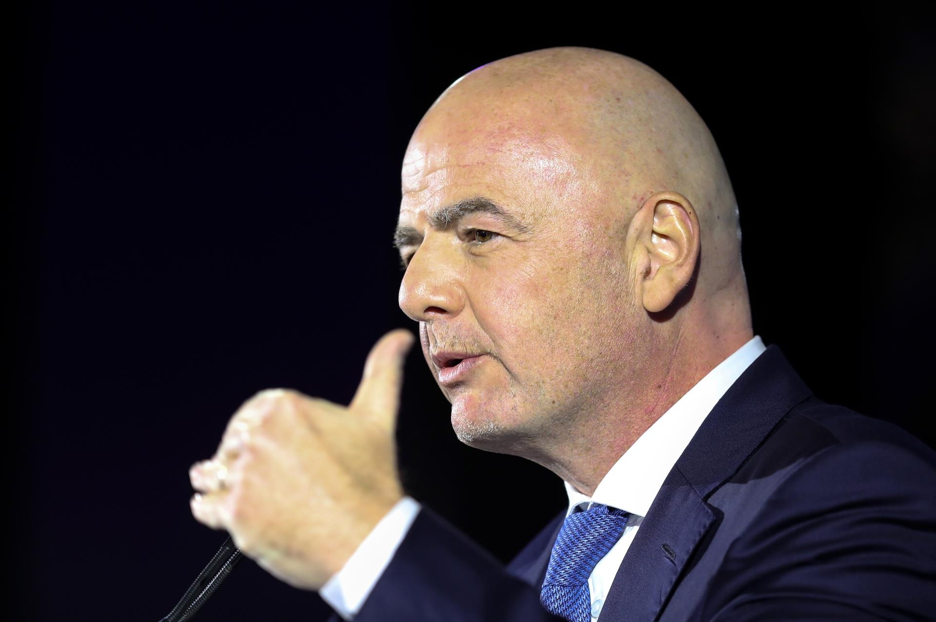 Infantino destacó la Copa Árabe y afirmó que prevé un Mundial 