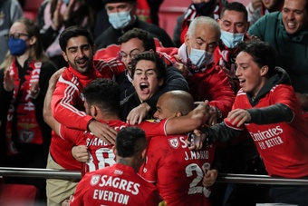 El Benfica recupera terreno perdido. EFE