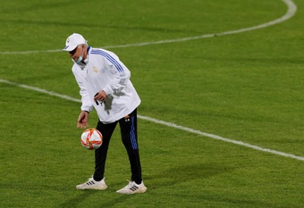 Ancelotti deslizó la renovación de Luka Modric. EFE
