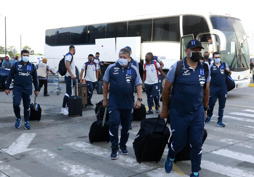 La Honduras del 'Bolillo' Gómez, lista para jugar contra Colombia. EFE