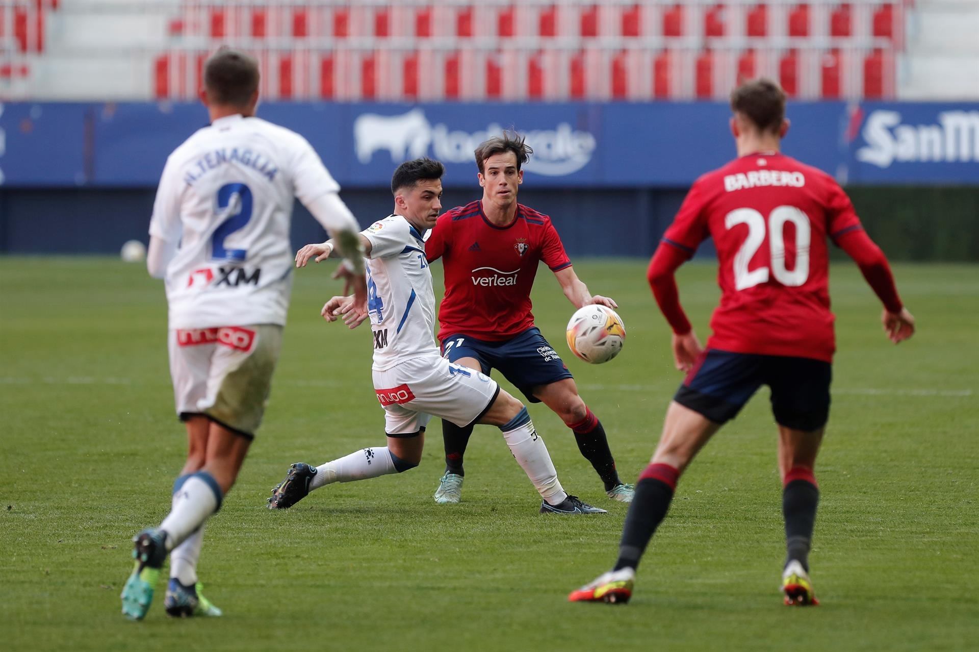 El Alavés sale victorioso en la prueba amistosa ante Osasuna