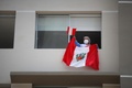 Unidos por Perú: pacientes de COVID-19 promovieron un banderazo. EFE