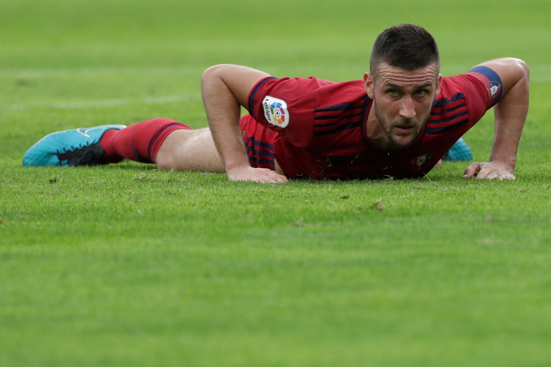 Osasuna disfrutó de una sesión con Oier