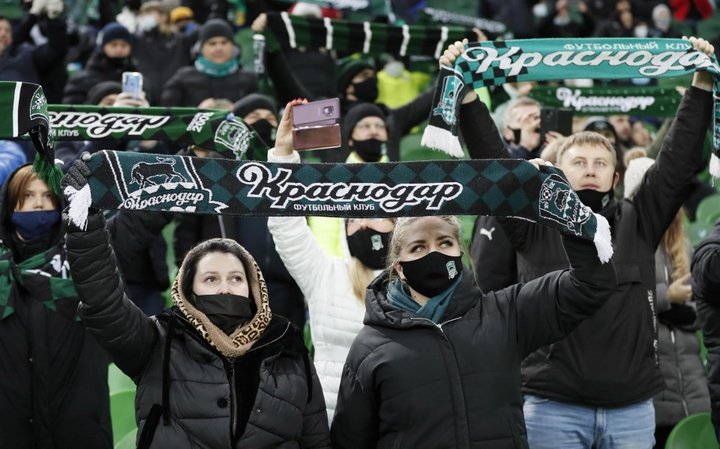 El Krasnodar suspende los contratos de ocho futbolistas