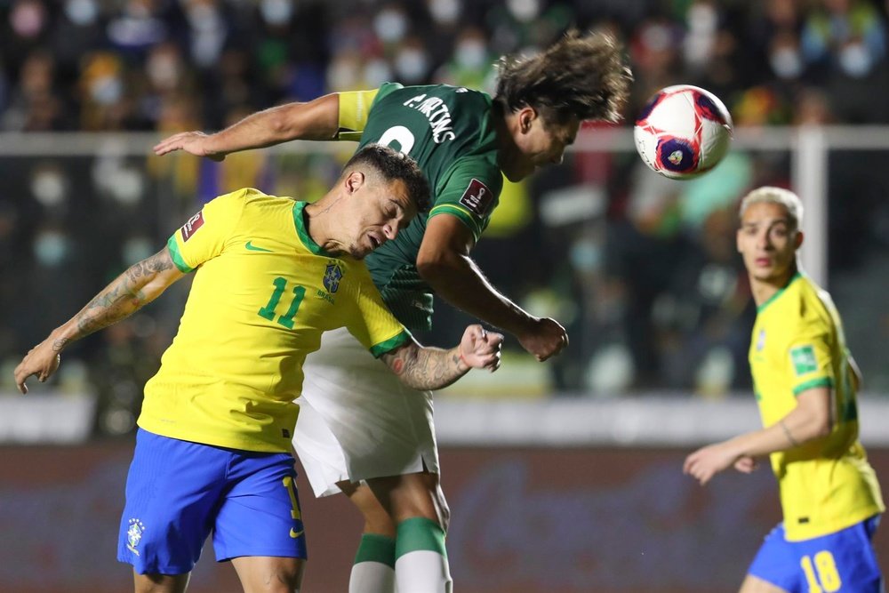 Martins lamentó que Bolivia no logre un buen partido en la altura ante Brasil. EFE