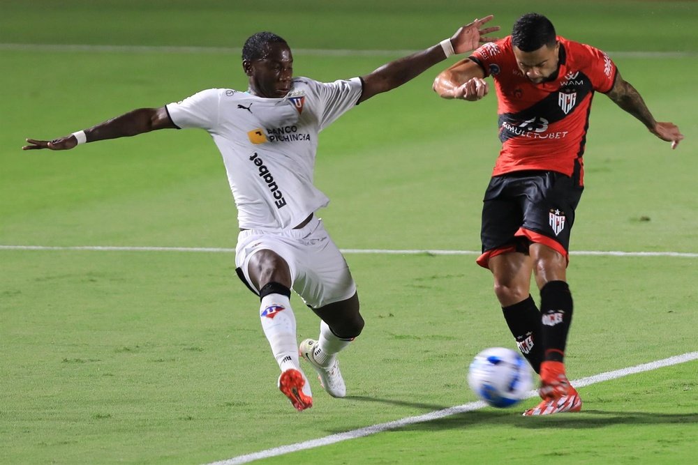 Atlético Goianiense goleó a Liga de Quito. EFE