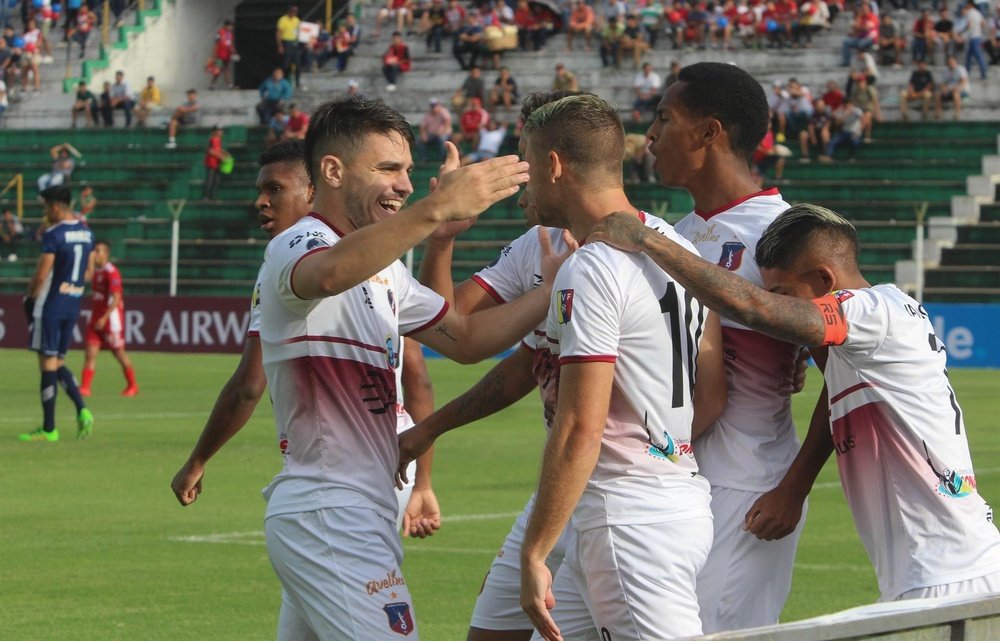 Monagas cosecha un empate ante Caracas que sigue sabiendo a liderato. EFE