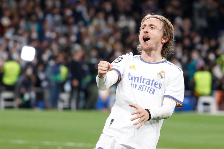 Modric ve posible la remontada ante el City en el Bernabéu. EFE