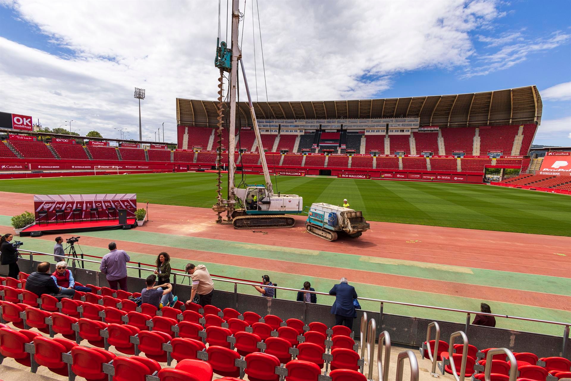 El Mallorca inauguró las obras del nuevo Son Moix