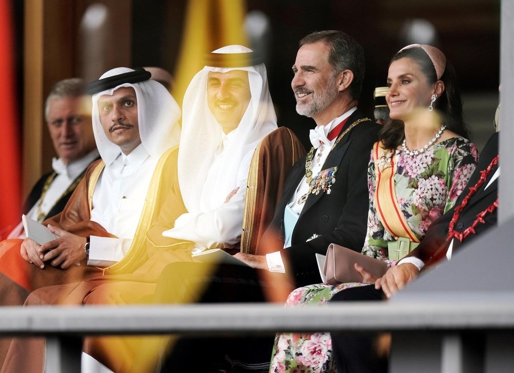 El emir de Catar invitará al rey Felipe al Mundial. EFE