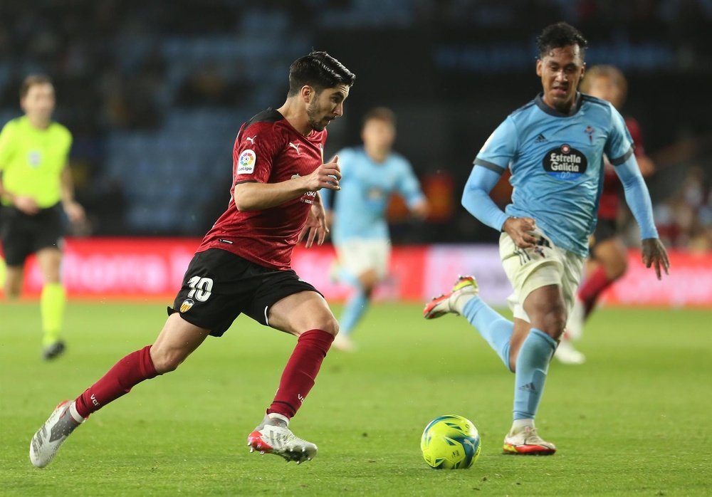 Así fueron los últimos Valencia-Celta. EFE