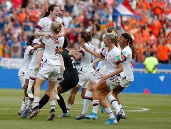 Logro histórico en el fútbol femenino estadounidense. EFE