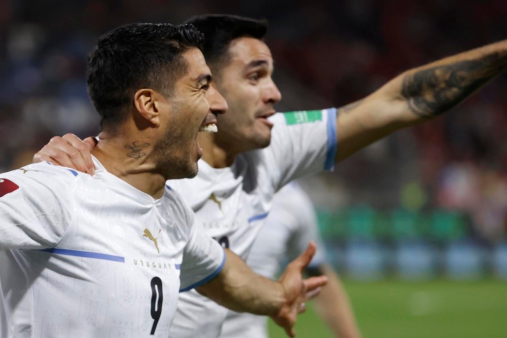 Luis Suárez, la baja más sensible de Uruguay de cara a los próximos compromisos. EFE