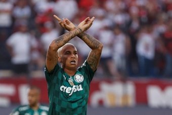 Palmeiras despidió por todo lo alto al héroe de la tercera Libertadores. EFE