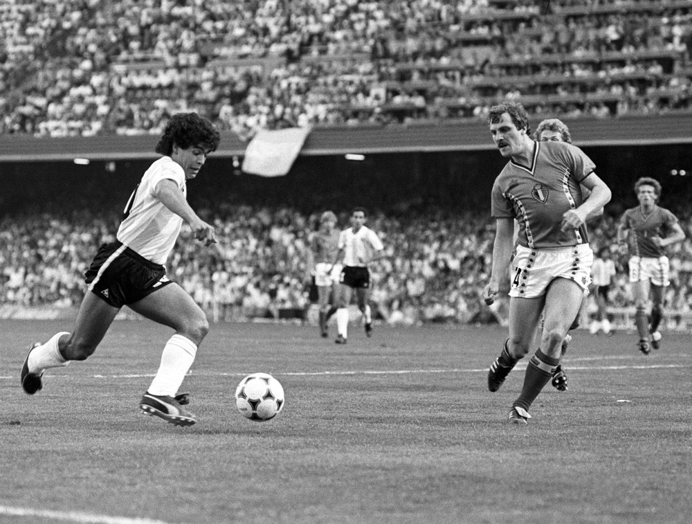 Se cumplen 40 años del primer partido de Maradona en un Mundial. EFE