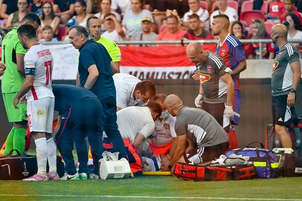 Ilkin Qirtimov fue hospitalizado. EFE