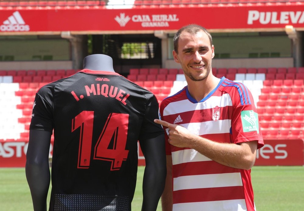 Ignasi Miquel dejó claro que quería luchar por el Granada. EFE