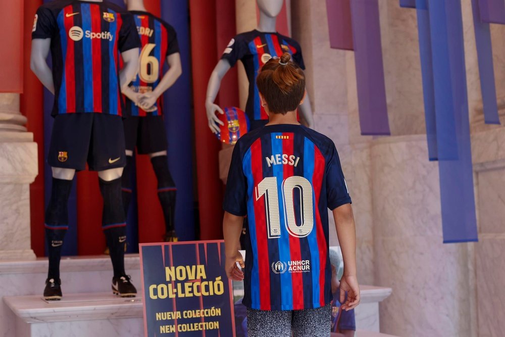 El Barça ingresará por la llegada de Spotify 70 millones de euros al año. EFE
