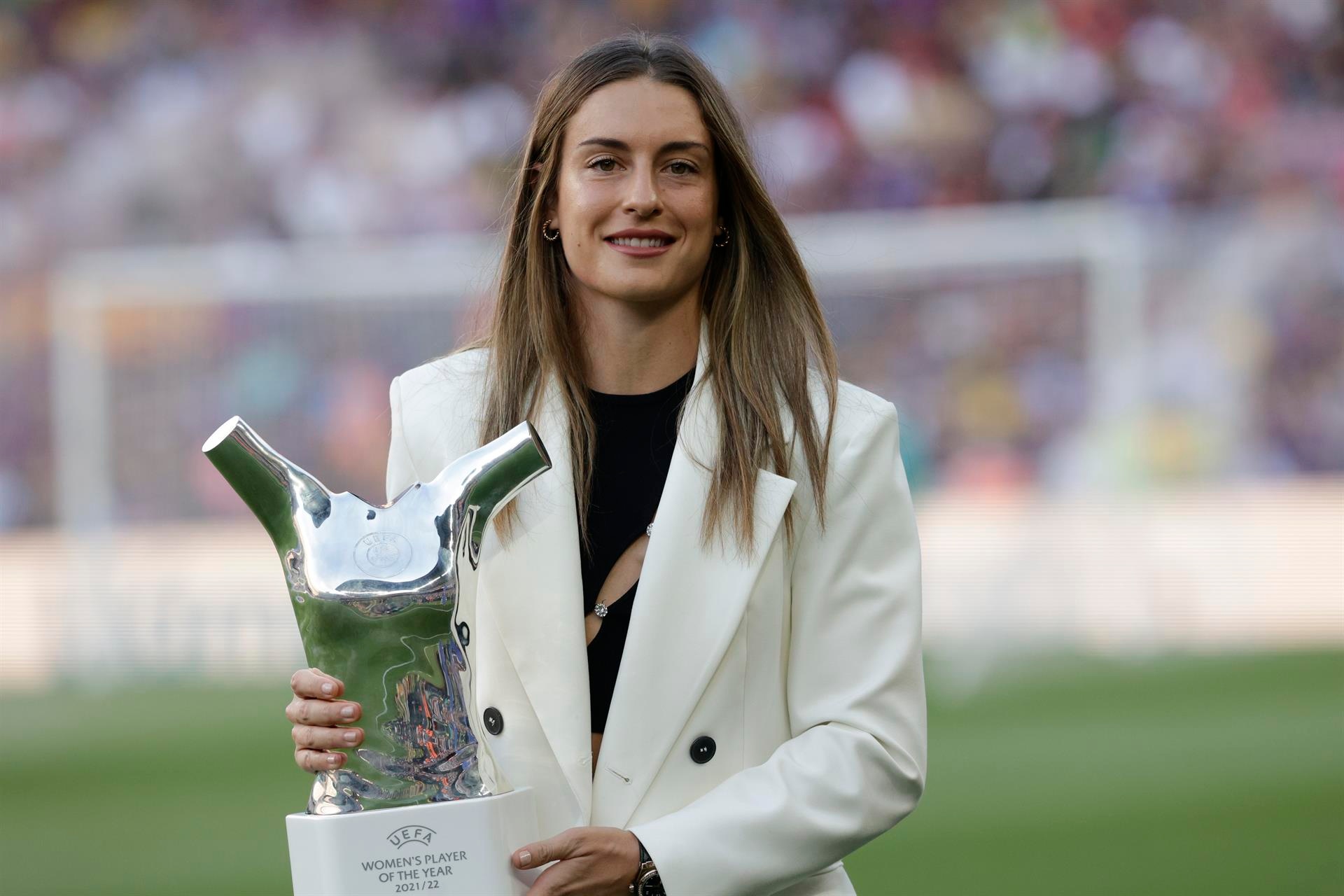El Camp Nou ovacionó a una Alexia 'MVP' de Europa. EFE