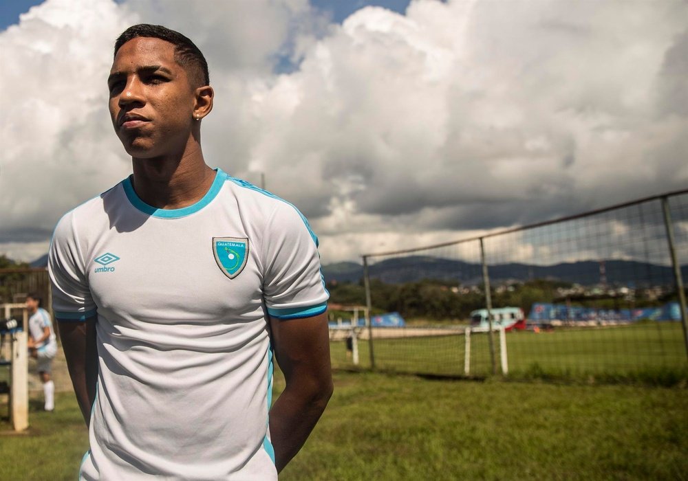 Figo Montaño quiere hacer historia con la Selección de Guatemala. EFE
