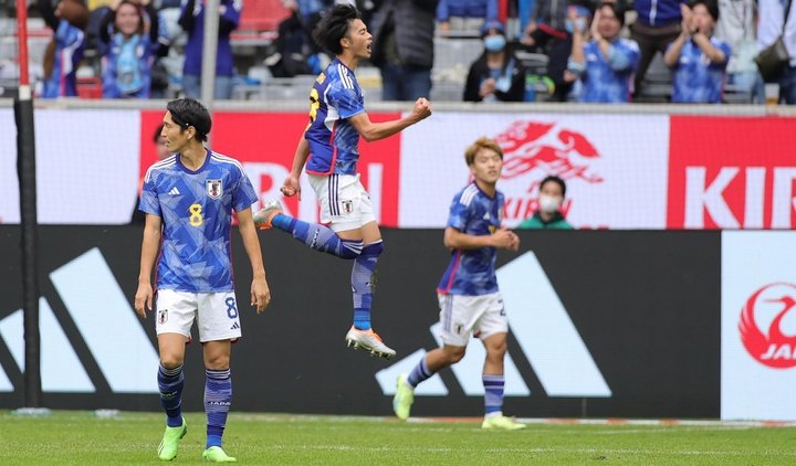 Japón venció a Estados Unidos por 2-0. EFE