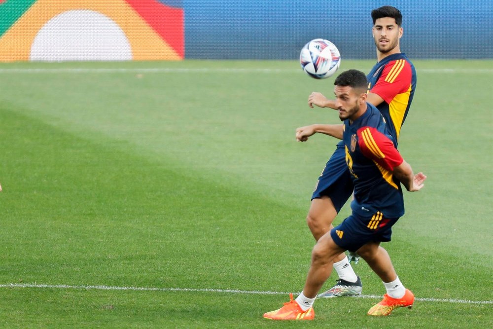 Luis Enrique puso a Asensio en el once ante Suiza. EFE