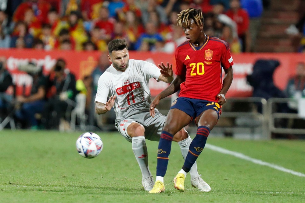 Ghanaian forward Nico Williams dedicates Spain debut to parents