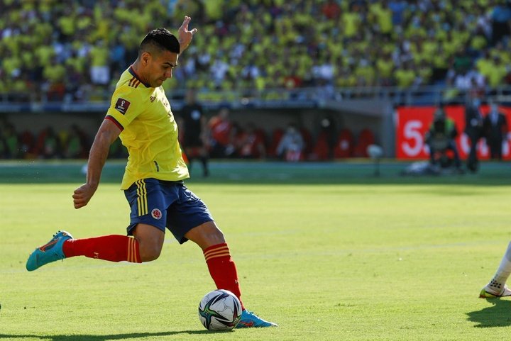 Falcao llegó a los 100 partidos con Colombia. EFE