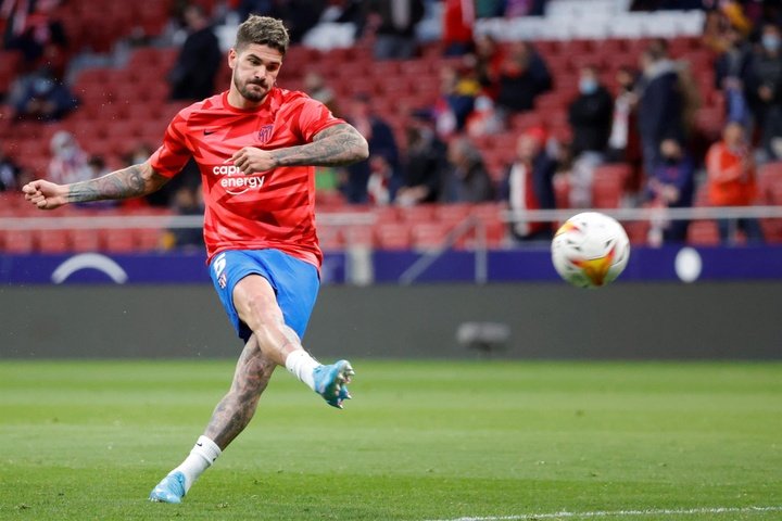 De Paul volvió a los entrenamientos con el Atleti. EFE