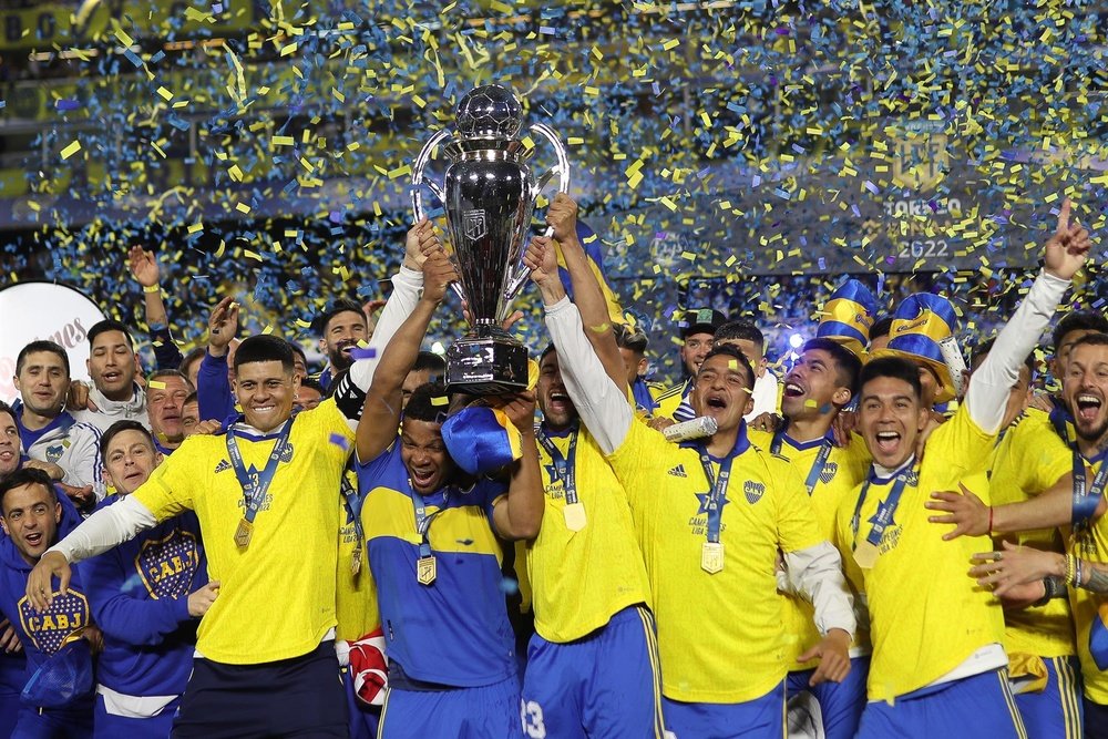 Boca deja los festejos de lado para buscar la final de la Copa Argentina. EFE