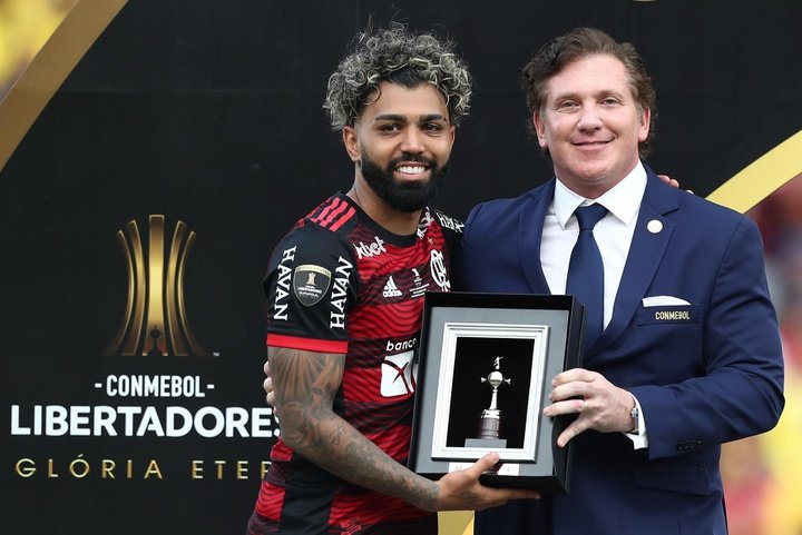 'Gabigol', junto a Luizao, máximo goleador brasileño en la Copa Libertadores