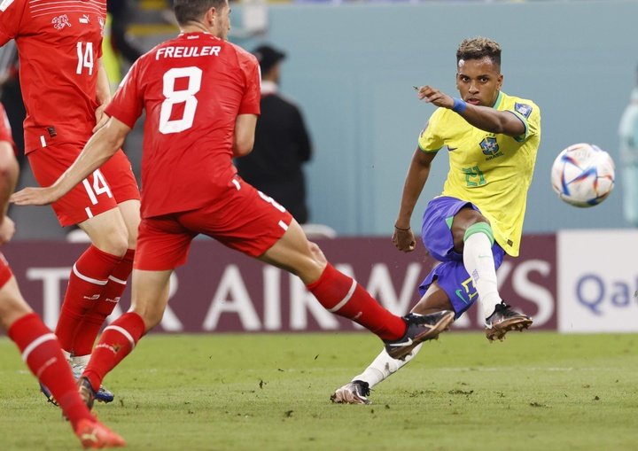 Rodrygo se postuló como sustituto de Neymar debido a su lesión. EFE