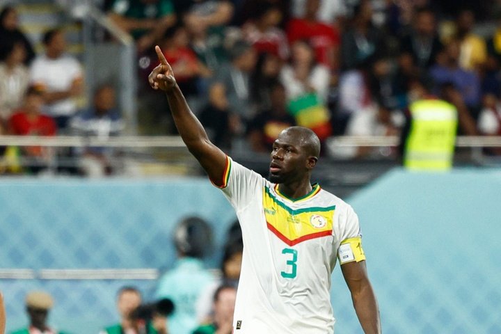 Koulibaly marcó el gol del triunfo. EFE
