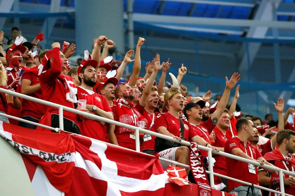 A Dinamarca no le gustó nada que el Mundial fuera en Catar con tanta prohibición. EFE