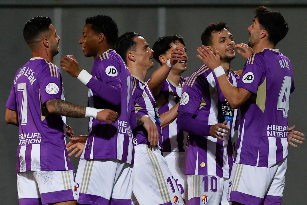 El Valladolid superó al Arenas de Getxo en la segunda ronda de Copa. EFE