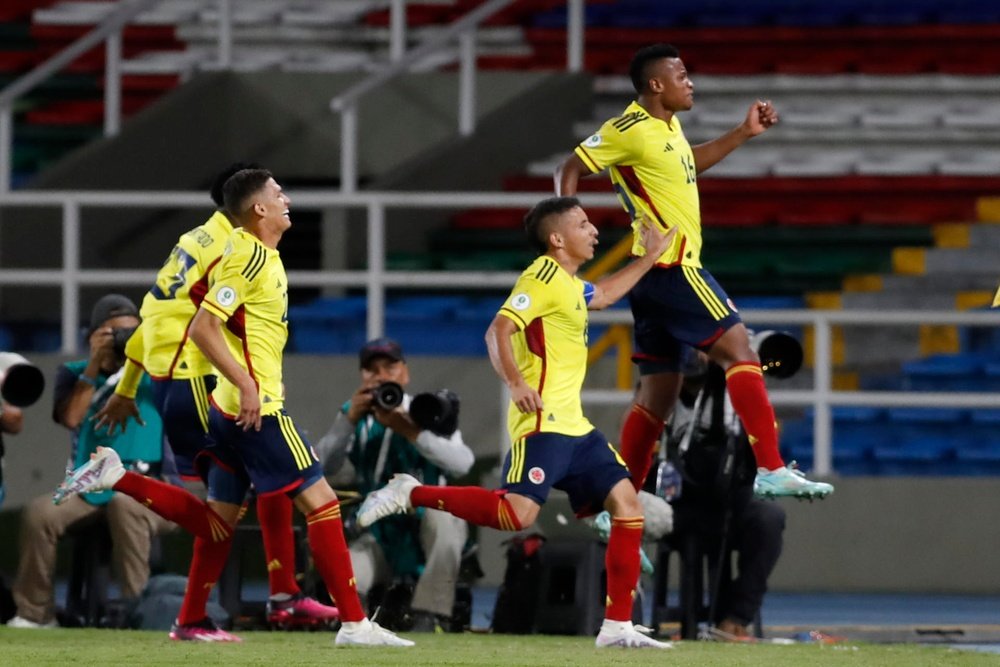 Colombia Sub 20 buscará hacer una gesta ante Brasil. EFE