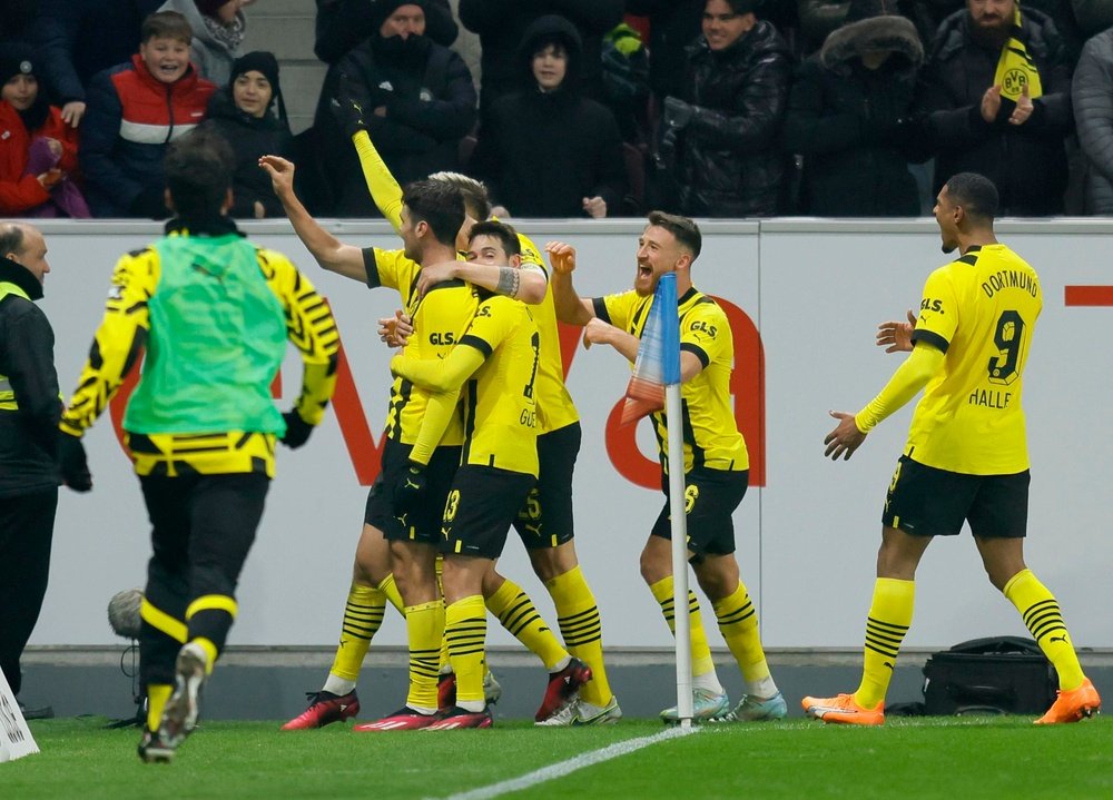 El Borussia Dortmund ganó en el minuto 93. EFE
