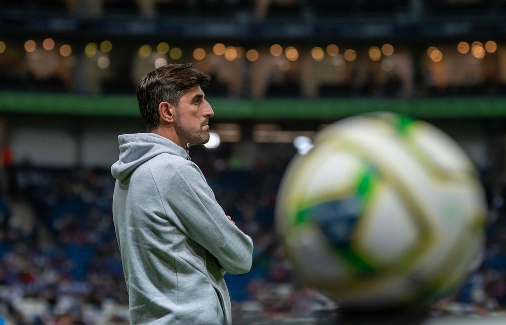 El míster confía en que los buenos resultados llegarán. EFE