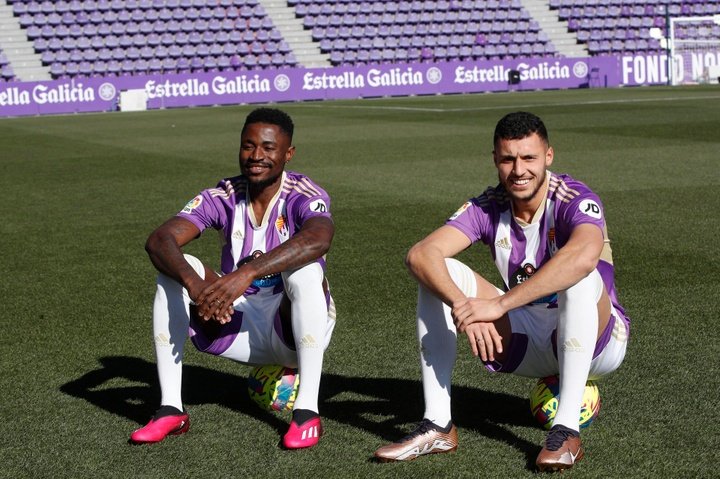 Amallah y Hongla, listos para debutar con el Valladolid