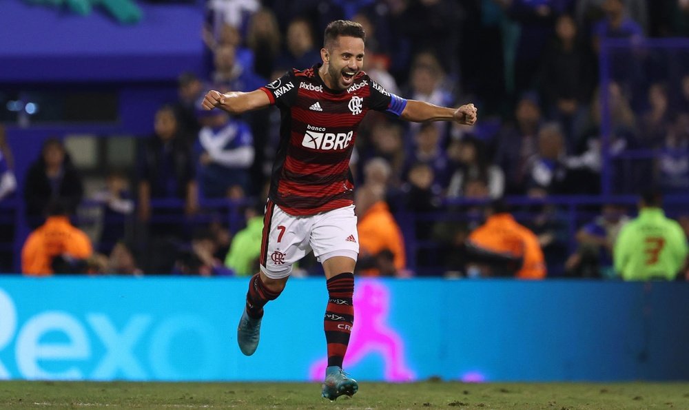Éverton Ribeiro reconoció que Flamengo no jugó nada bien. EFE