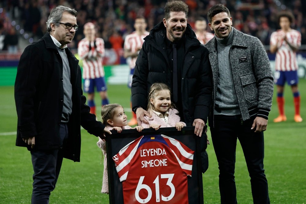 Simeone superó a Aragonés. EFE