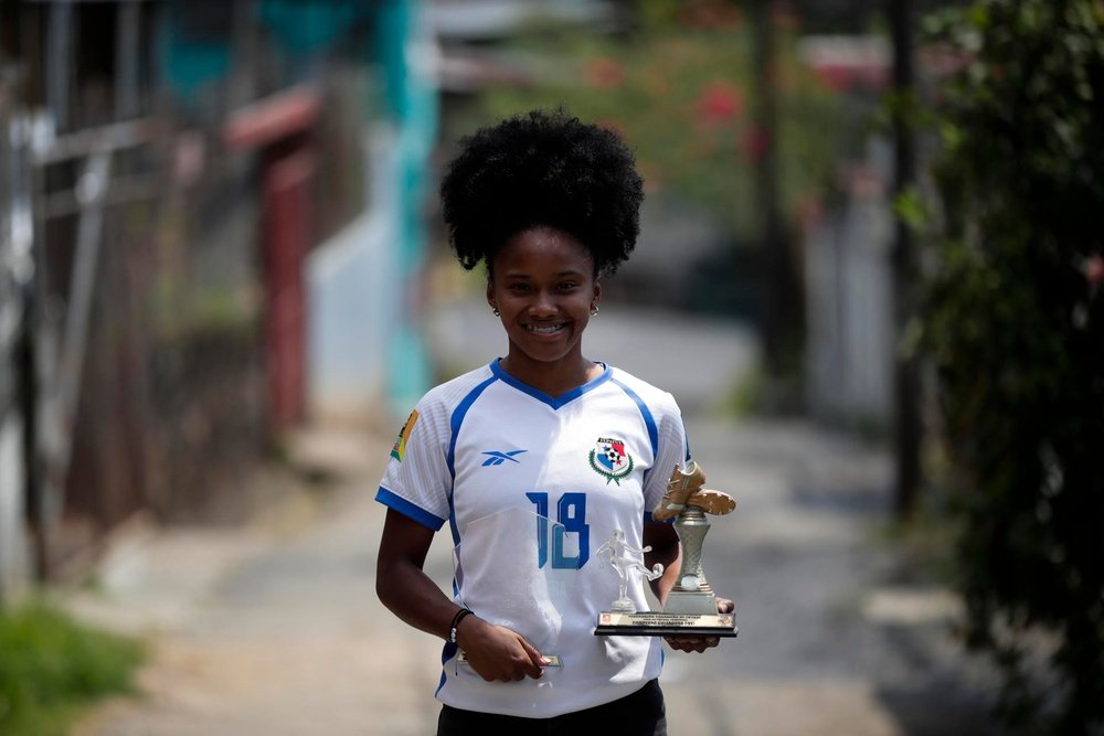 Erika Hernández hará historia con Panamá en el Mundial Femenino de Australia y Nueva Zelanda. EFE