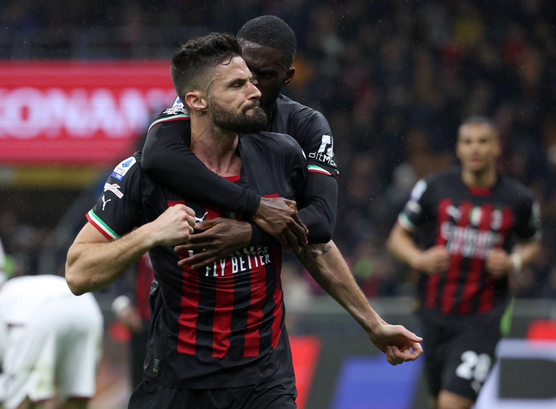 El Milan sacó un once sin italianos por primera vez en la historia de la Serie A. EFE