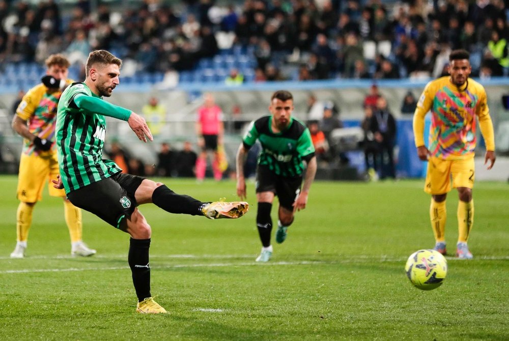 El Sassuolo se impuso por 1-0 al Spezia. EFE