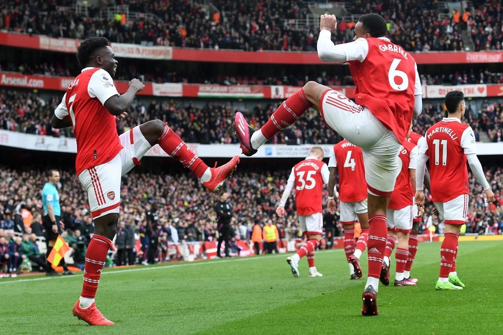 El Arsenal venció por 4-1 al Crystal Palace. EFE