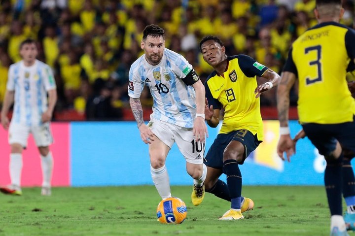 Ecuador, primer rival de Argentina en las eliminatorias para el Mundial 2026