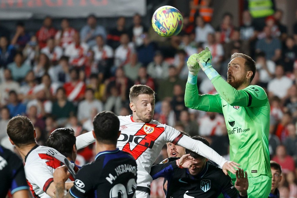 Oblak hizo historia en el Atlético de Madrid. EFE